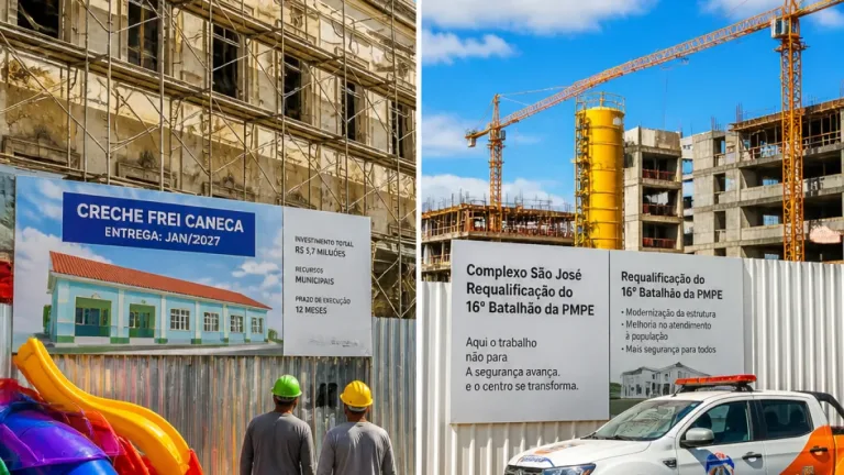 Governo de PE aplica R$ 28 milhões em creche na Cruz Cabugá e reforma de batalhão no Recife