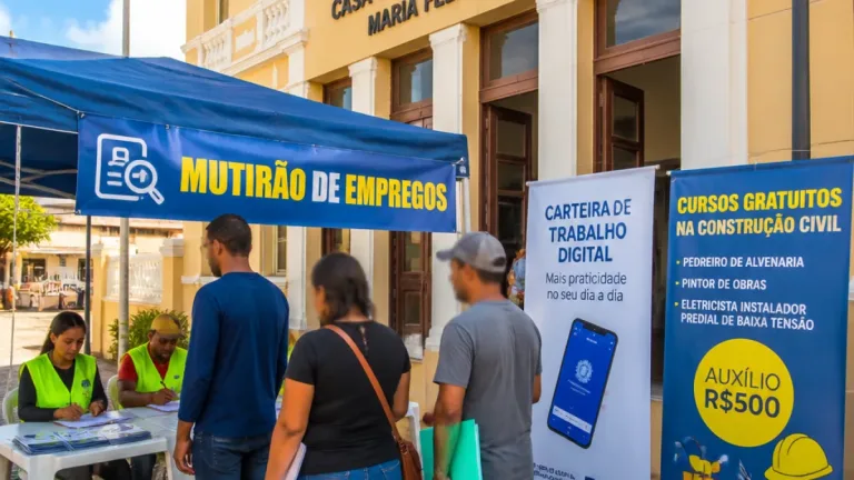 Governo de Sergipe promove mutirão de empregos com vagas e cursos gratuitos na Casa do Trabalhador