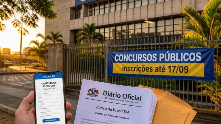 Guarulhos abre concursos para seis cargos com inscrições até 17 de setembro