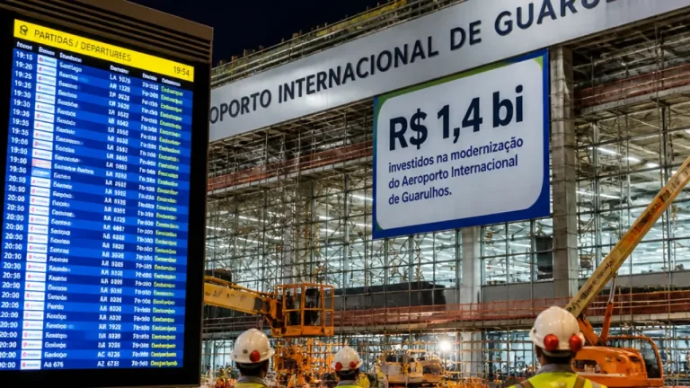 Guarulhos anuncia R$ 1,4 bi de investimentos após queda em ranking internacional de aeroportos