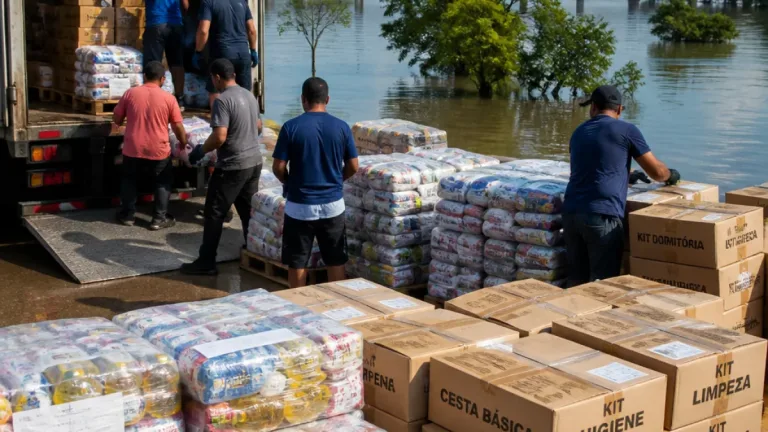 Guarulhos recebe 500 itens de ajuda humanitária do Governo de SP após transbordamento do Tietê