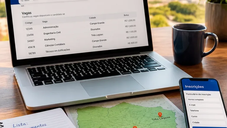 IEL abre nove vagas de estágio em MS com bolsas de R$ 600 a R$ 1.621; inscrições online