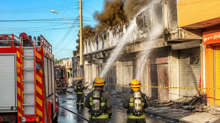 Incêndio atinge empresa de ar-condicionado em Aparecida de Goiânia; bombeiros confirmam sem feridos