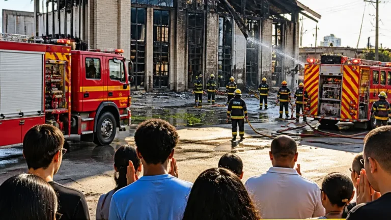 Incêndio destrói templo da ADVEC na Avenida Caxangá, em Recife