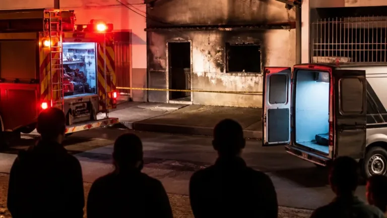 Incêndio em casa aparentemente abandonada mata homem no bairro Santa Rosa, em Uberlândia