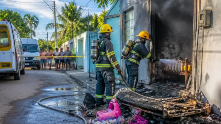 Incêndios em Manaus deixam duas crianças mortas e mobilizam bombeiros em duas frentes