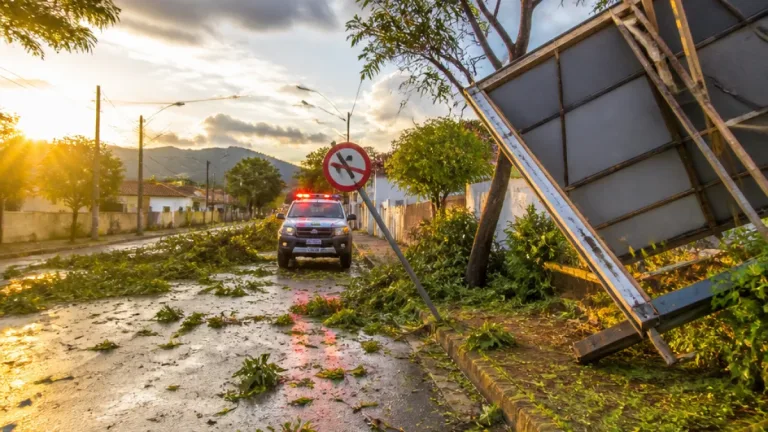 Inmet divulga alerta de vendaval para 97 cidades de Minas Gerais; ventos podem chegar a 60 km/h