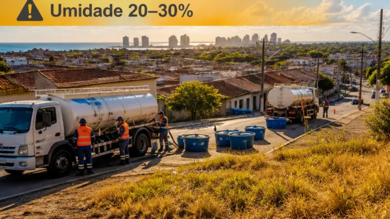 Inmet renova alerta de baixa umidade para 100 municípios da Paraíba; aviso vale por 12 horas