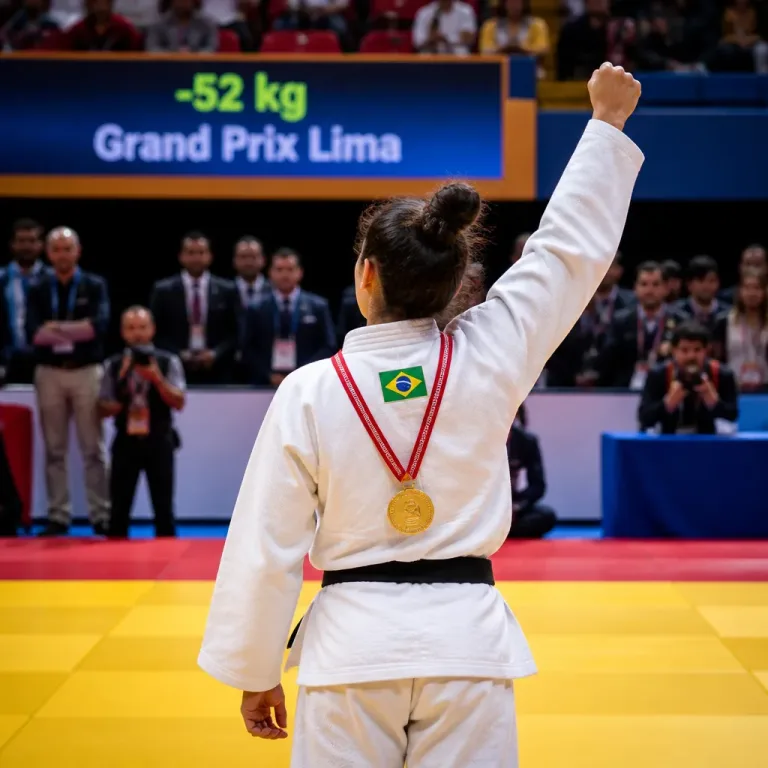 Judoca brasileira Rafaela Cavalcante vence ouro no Grand Prix de Lima em estreia sênior