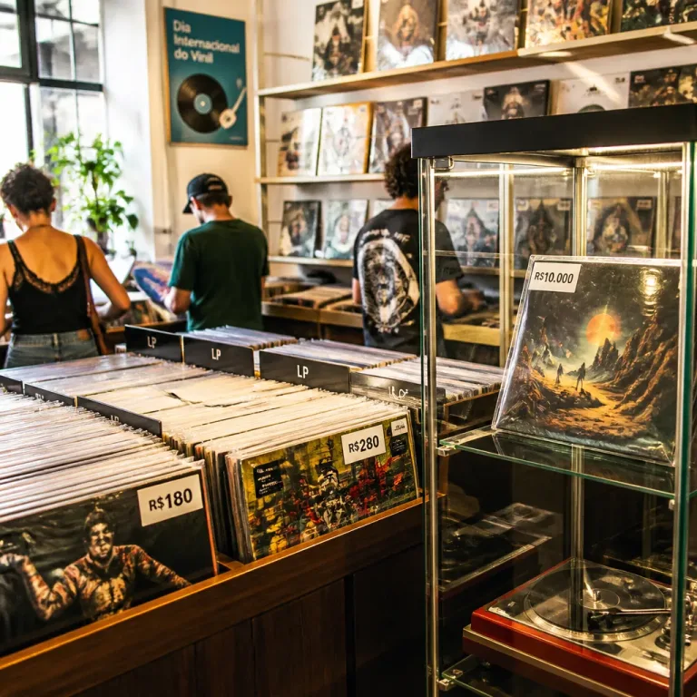 Vinil segue como força no mercado musical brasileiro; raridades chegam a R$ 10 mil