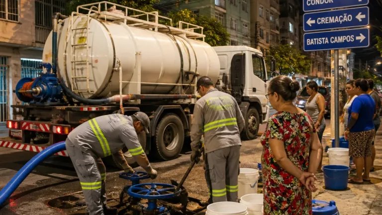 Intervenção técnica deixa quatro bairros de Belém sem água a partir da noite desta quinta
