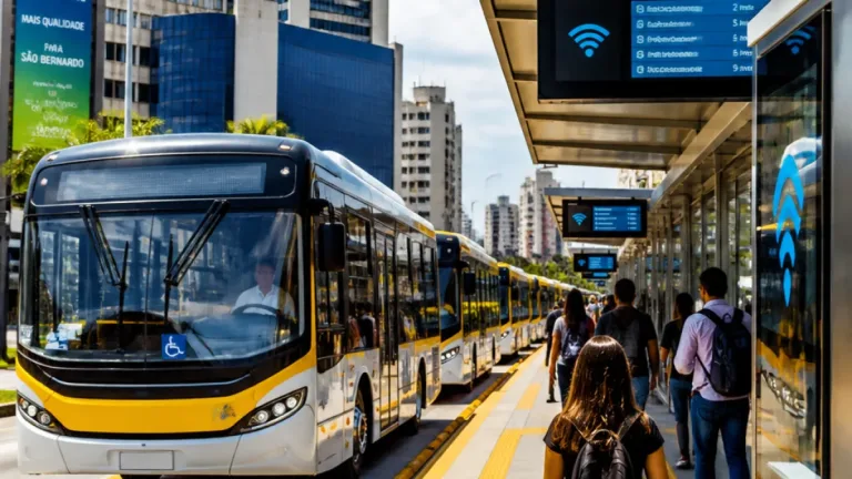 Investimentos em transporte elevam São Bernardo do Campo ao topo entre grandes cidades, aponta INDSAT