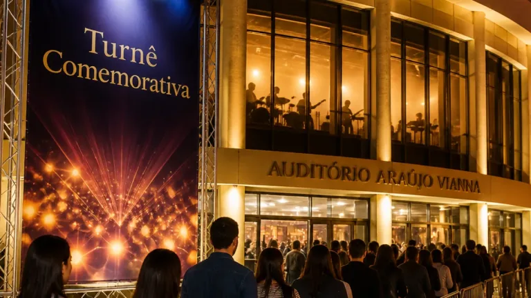 Ivan Lins leva turnê comemorativa ao Auditório Araújo Vianna em Porto Alegre