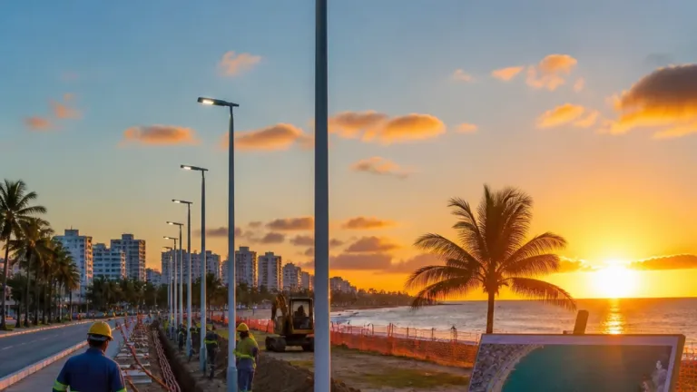 João Pessoa anuncia modernização da orla com LED, fiação subterrânea e sensores inteligentes