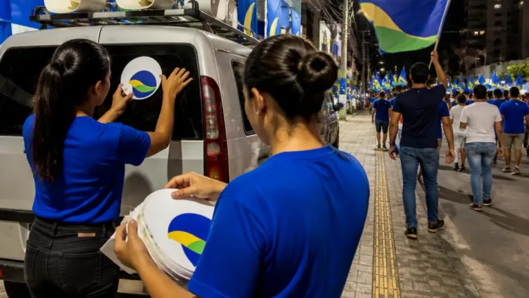 João Pessoa recebeu adesivaço e bandeiraço que marcaram início da campanha de Lucas Ribeiro