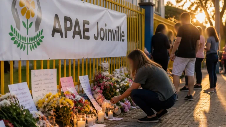 Joinville se despede de professora da Apae que morreu aos 51 anos após luta contra o câncer