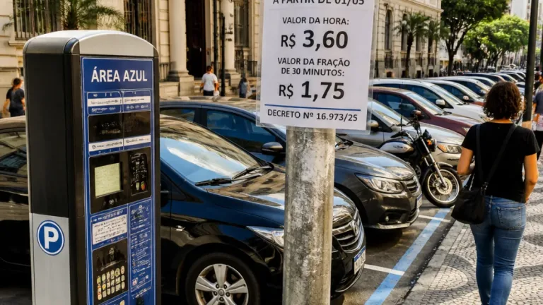 Juiz de Fora: tarifa da Área Azul sobe e passa a R$ 3,60 para carros e R$ 1,75 para motos