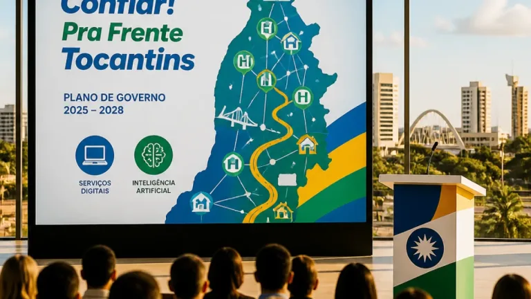 Laurez apresenta plano com foco em governo digital, regionalização da saúde e obras em Tocantins