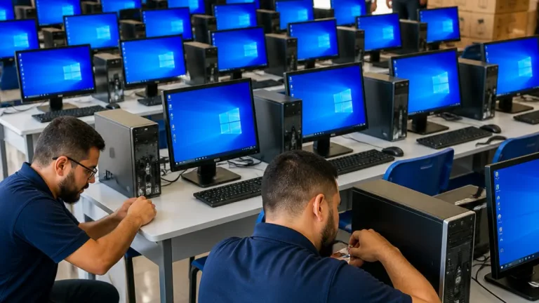 Londrina: escola municipal recebe 35 computadores para reforçar laboratório de informática