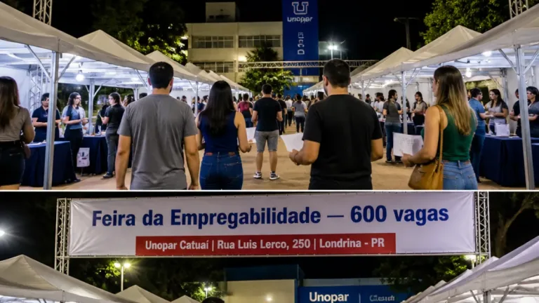 Londrina recebe 16ª Feira da Empregabilidade com 600 vagas em dois campi da Unopar