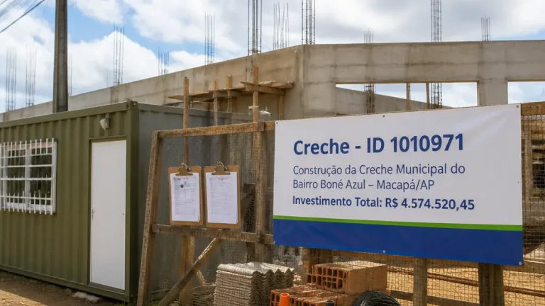 Macapá consegue repactuação de R$ 1,8 milhão para concluir creche no Boné Azul