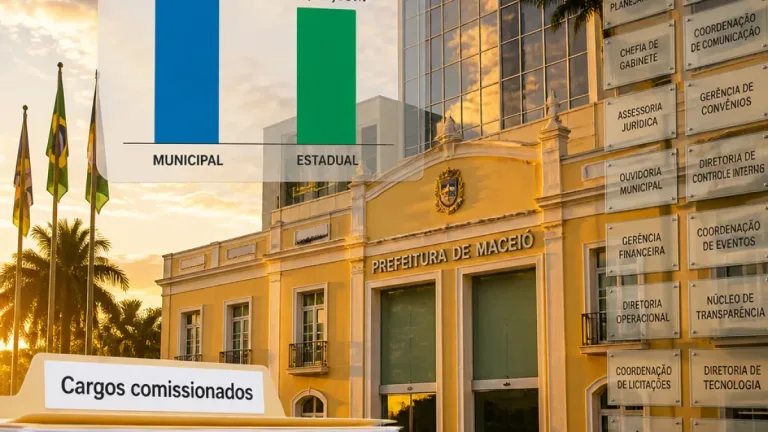 Maceió gasta 38% a mais com comissionados que o Governo de Alagoas, aponta levantamento