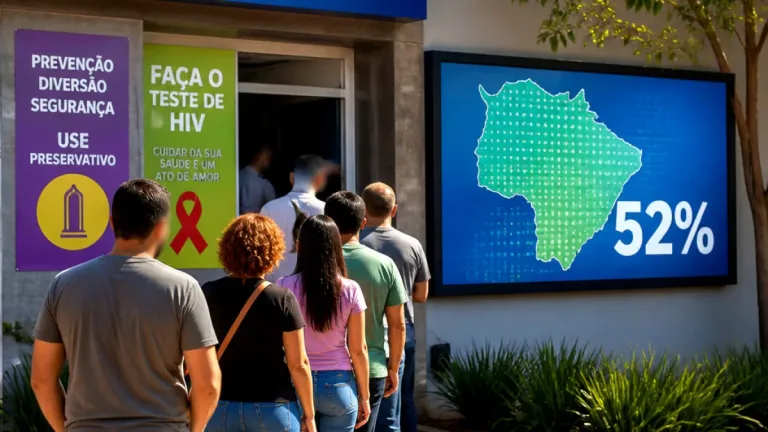 Mais da metade dos novos casos de HIV no MS (2021–2025) ocorre em heterossexuais, aponta levantamento