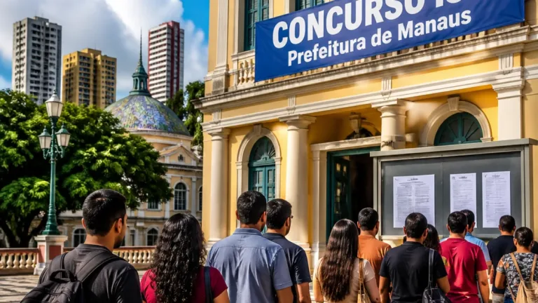 Manaus anuncia concurso do ISS com 20 vagas e salário inicial de R$ 27,270,61