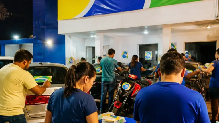 Manaus: David Almeida inicia campanha ao governo com adesivaço na capital e no interior