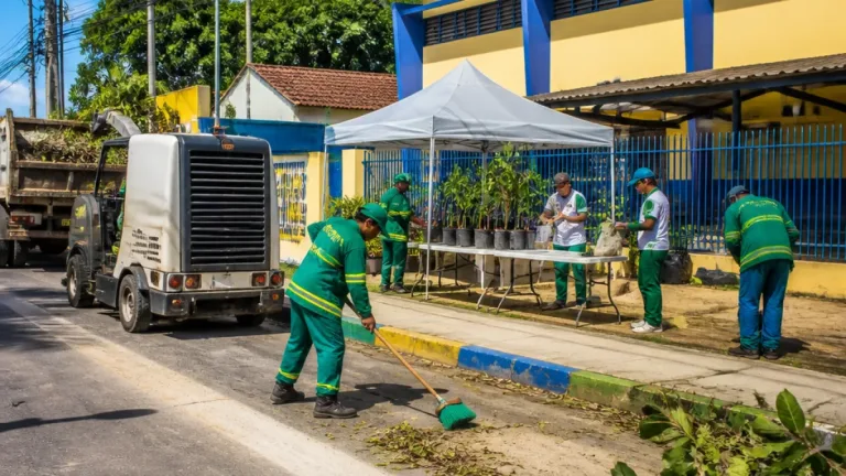 Manaus intensifica ações de infraestrutura e serviços sociais no Parque Solimões