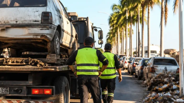 Manaus retira 145 veículos abandonados das vias entre janeiro e agosto em operação do IMMU