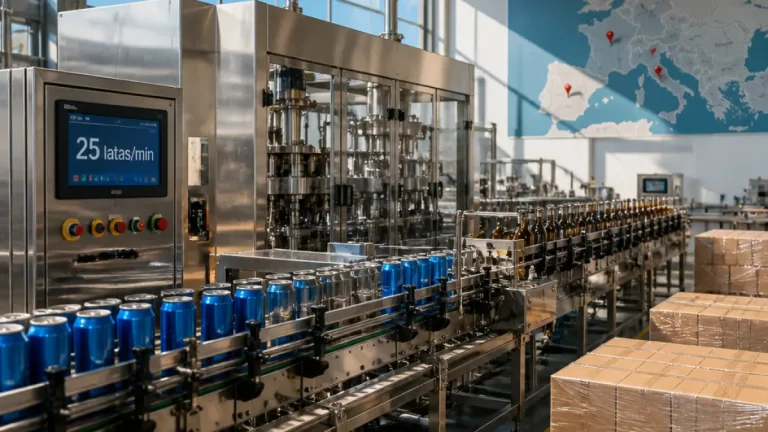Máquinas de envase fabricadas em Caxias do Sul ampliam presença em cervejarias francesas