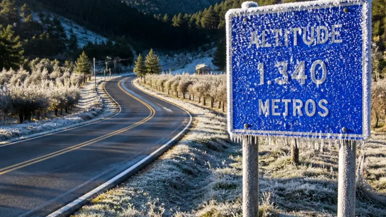 Massa de ar polar provoca temperaturas abaixo de zero e geada nas serras de SC