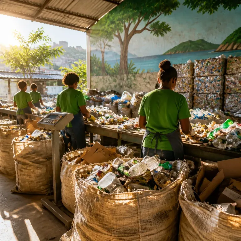 Parceria entre Sabin e cooperativa em Salvador transforma resíduos em renda e preservação ambiental