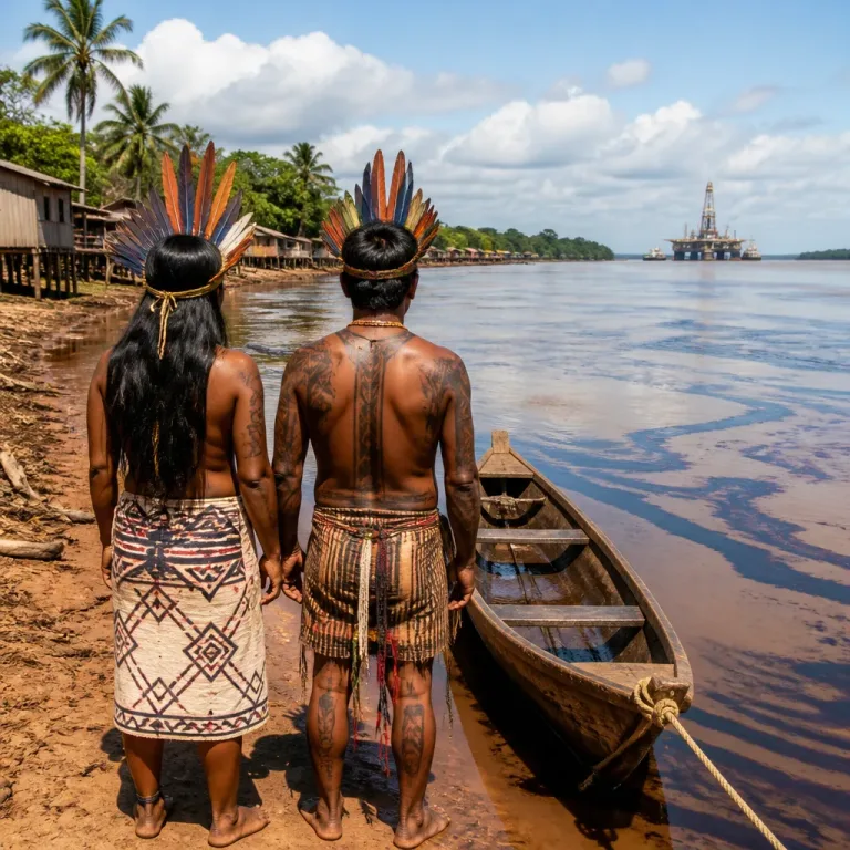 Comunidade indígena em Oiapoque teme impactos após descoberta de petróleo e afasta euforia local