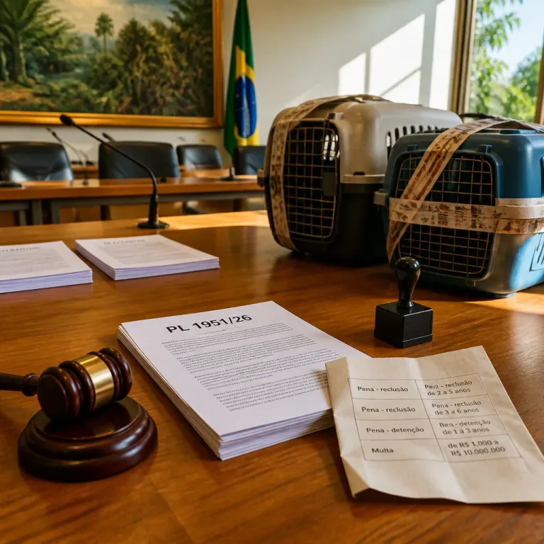 Câmara aprova projeto que criminaliza uso de animais no tráfico; penas chegam a 15 anos
