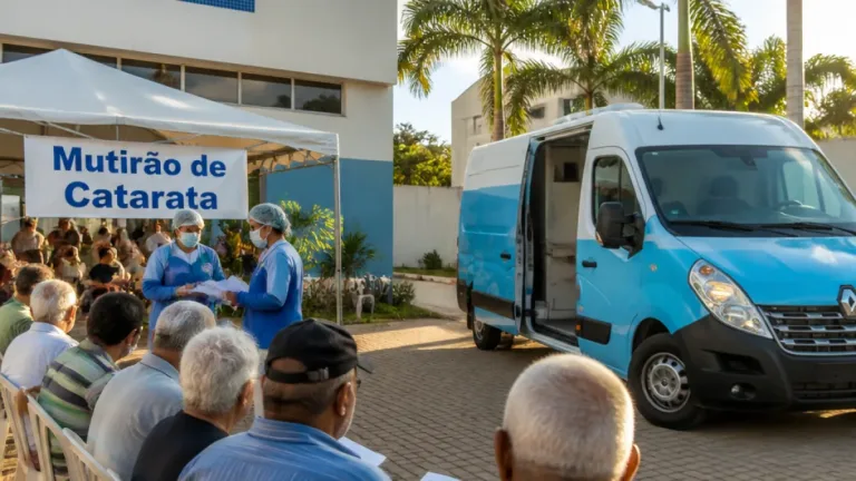 Mutirão de catarata mobiliza UBSs e Hospital HVisão em Teresina para reduzir filas