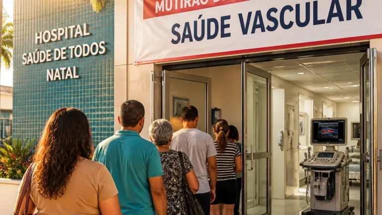 Natal inicia mutirão de exames vasculares para reduzir fila e ampliar atendimento