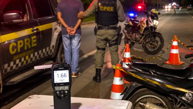 Natal: motociclista preso na RN-313 tinha o maior teor de álcool já registrado na Grande Natal