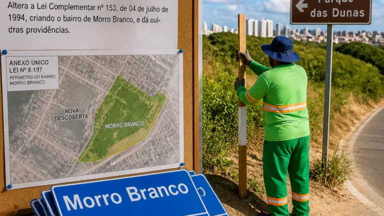 Natal oficializa o bairro Morro Branco e redefine limites de Nova Descoberta