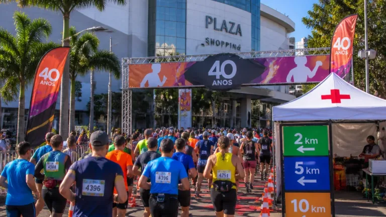 Niterói recebe Plaza Running neste domingo como parte dos 40 anos do Plaza Shopping