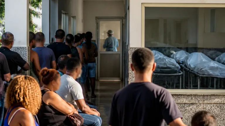 Nova Iguaçu: famílias relatam espera de até 14 horas no IML após concentração de necropsias