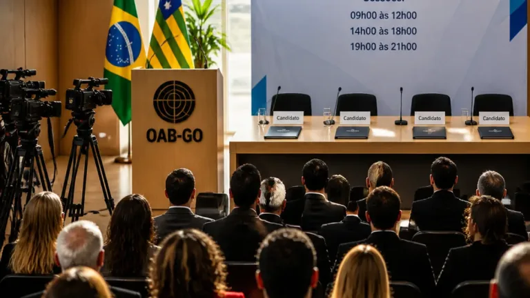 OAB-GO promove sabatina com candidatos ao governo de Goiás entre 23 e 25 de setembro