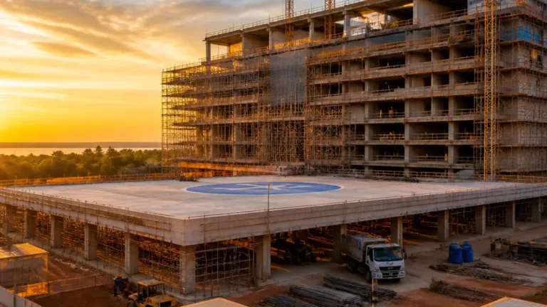 Obras do Hospital da Mulher em Palmas avançam para 76% com entrega prevista em 2027