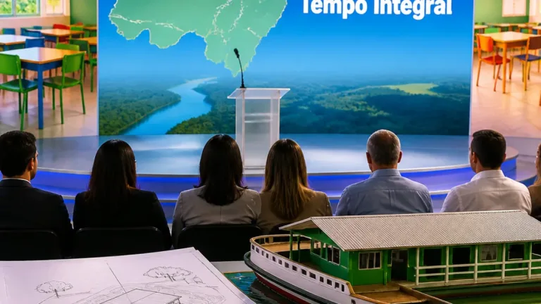 Omar defende expansão de escolas de tempo integral no Amazonas como prioridade de governo
