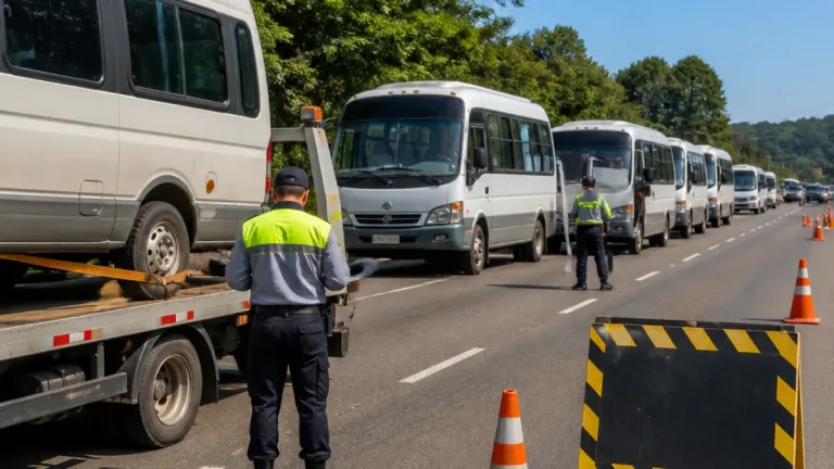 Operação em Caxias do Sul recolhe seis veículos de fretamento por licenciamento vencido