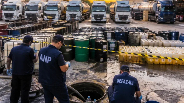 Operação em Duque de Caxias apreende combustíveis e prende responsáveis por armazenamento irregular