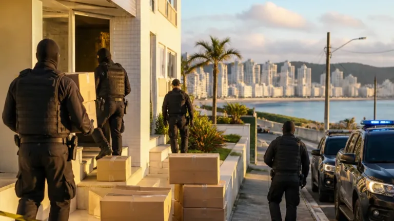 Operação em Florianópolis mira suspeitos do PCC ligados a sequestro e tortura na Baixada Santista