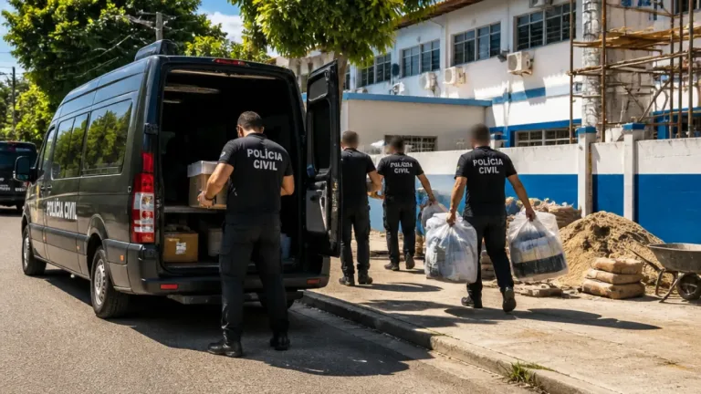 Operação em São Gonçalo apura suspeita de fraude em contratos de obras nas escolas