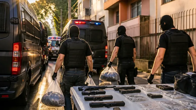 Operação em Uberlândia cumpre mandados contra organização criminosa no bairro Lagoinha